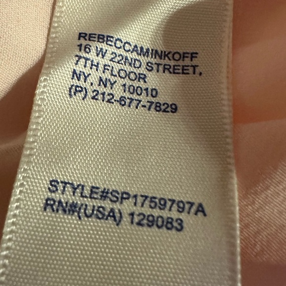 Rebecca Minkoff light pink blouse size S - Picture 11 of 13